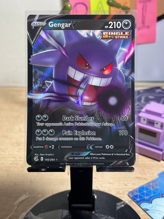 2021 Gengar V #156 Fusion Strike [NM-]