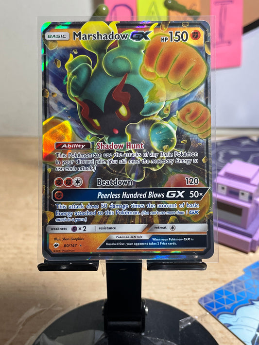 2017 Marshadow GX #80 Burning Shadows [NM-]