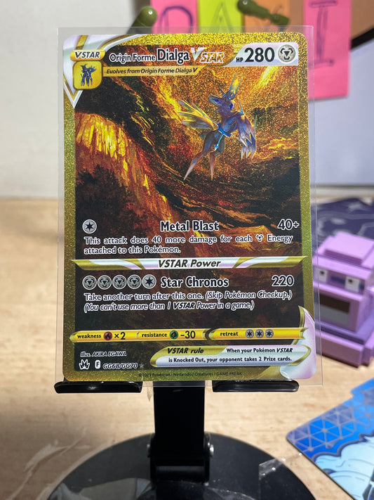 2023 Origin Forme Dialga Vstar #GG68 Crown Zenith [NM-]