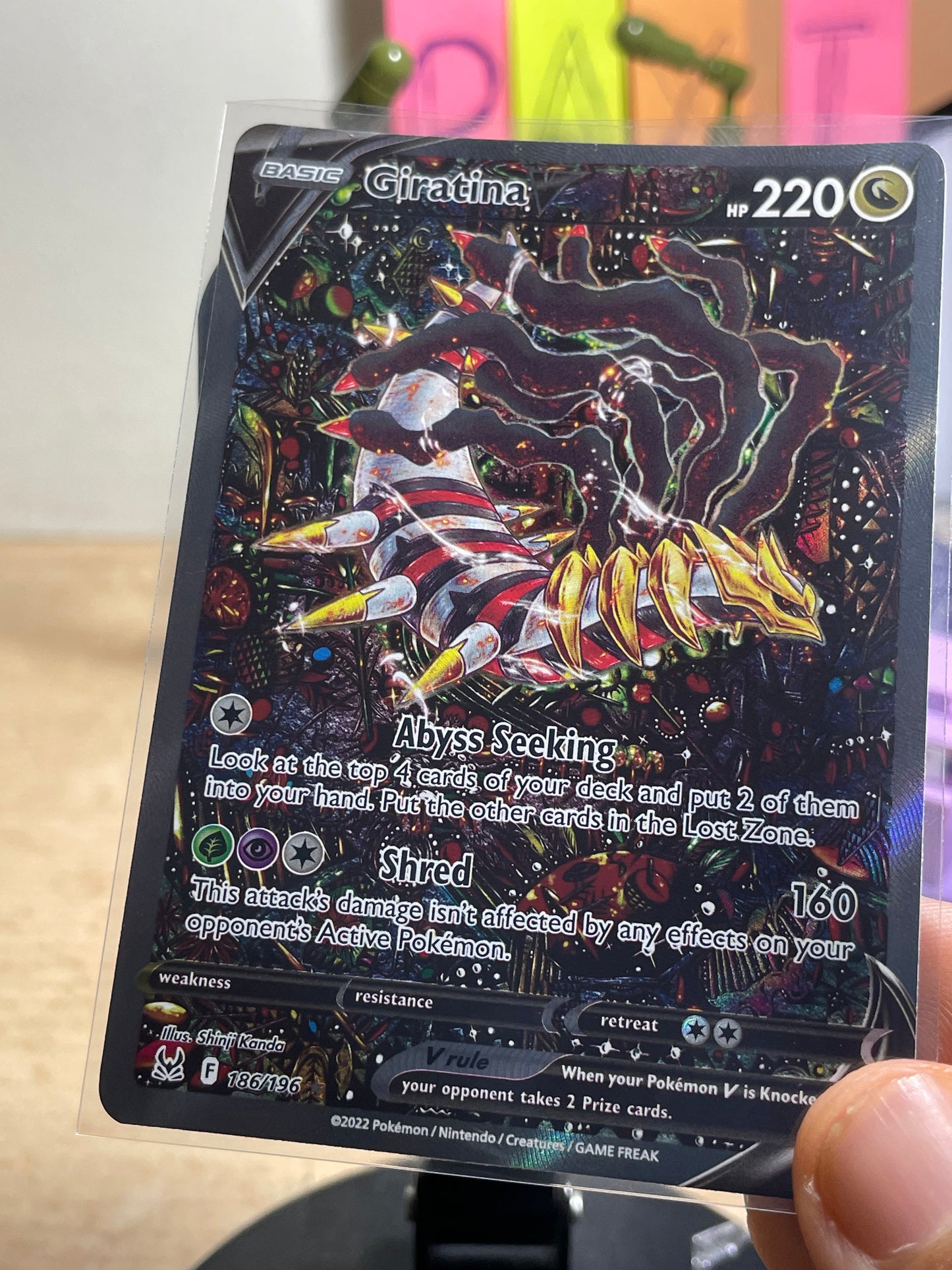 2022 Giratina V #186 Lost Origin [NM-]