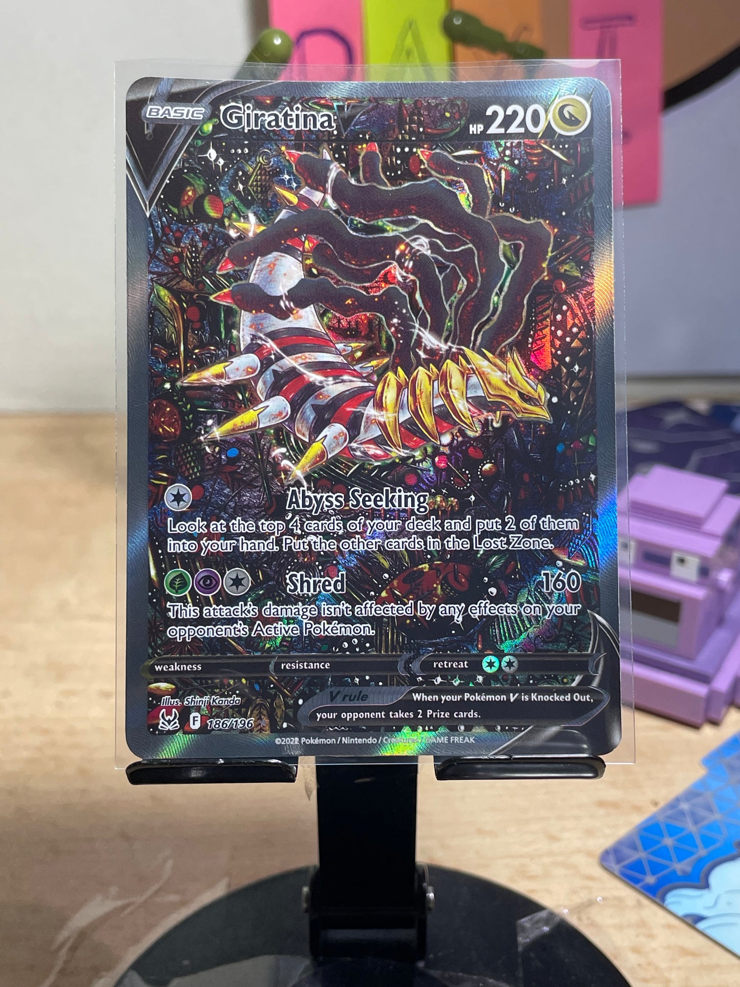 2022 Giratina V #186 Lost Origin [NM-]