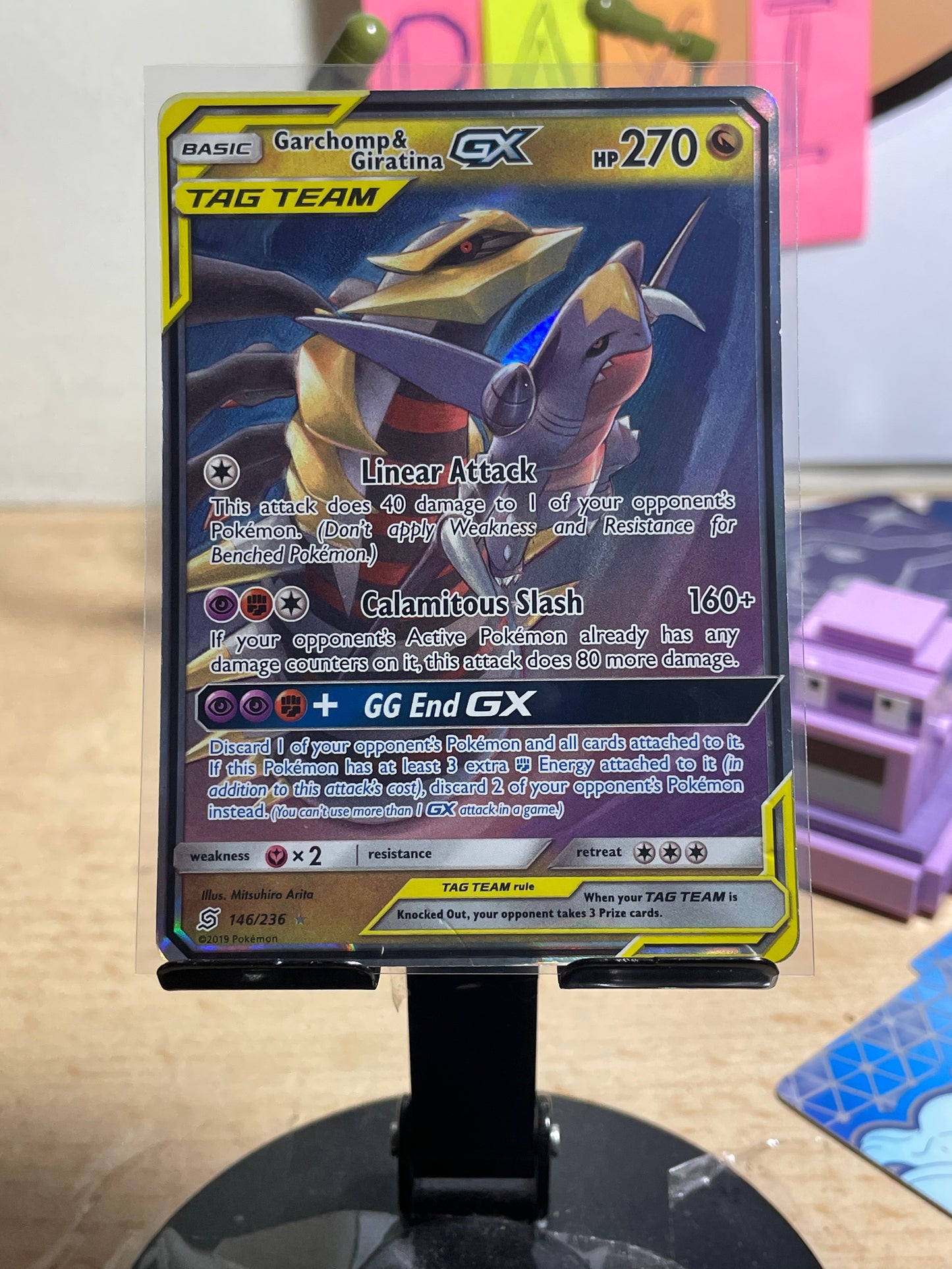 2019 Garchomp & Giratina GX #146 Unified Minds [LP+]