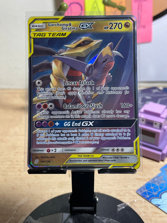 2019 Garchomp & Giratina GX #146 Unified Minds [LP+]