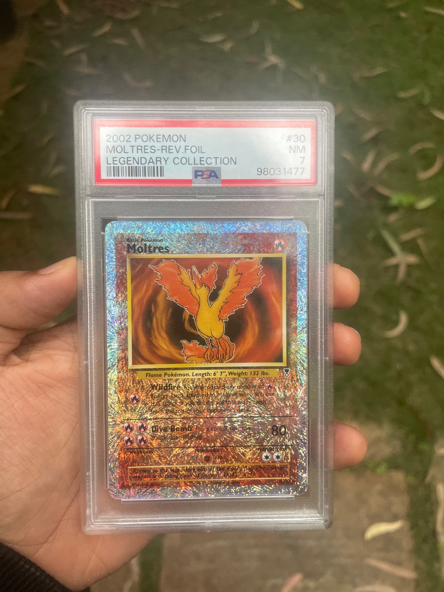 [PSA 7] 2002 Moltres [Reverse] #30 Legendary Collection