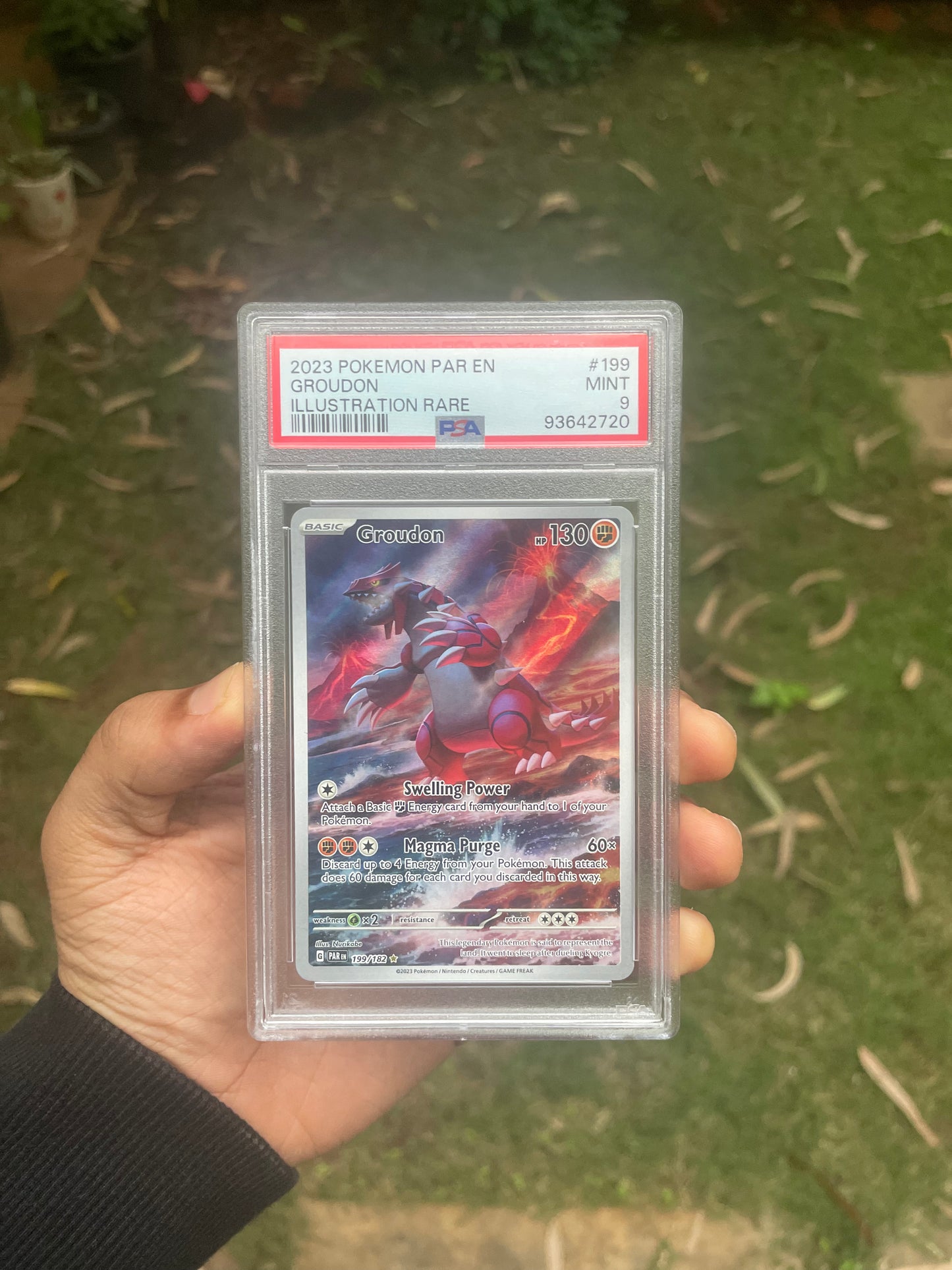 [PSA 9] Groudon #199 Paradox Rift