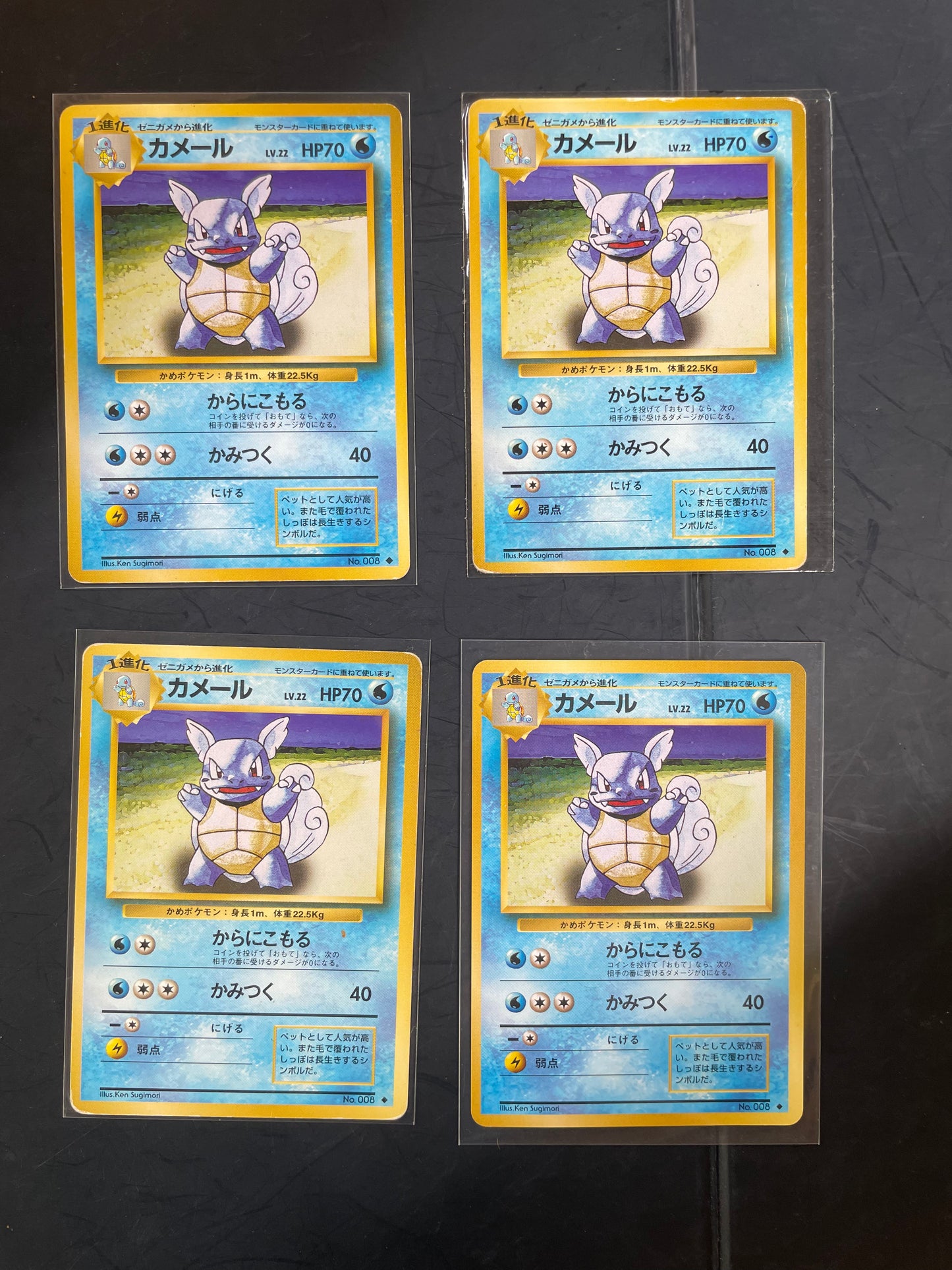 1996 Wartortle #8 Base Expansion (JP)