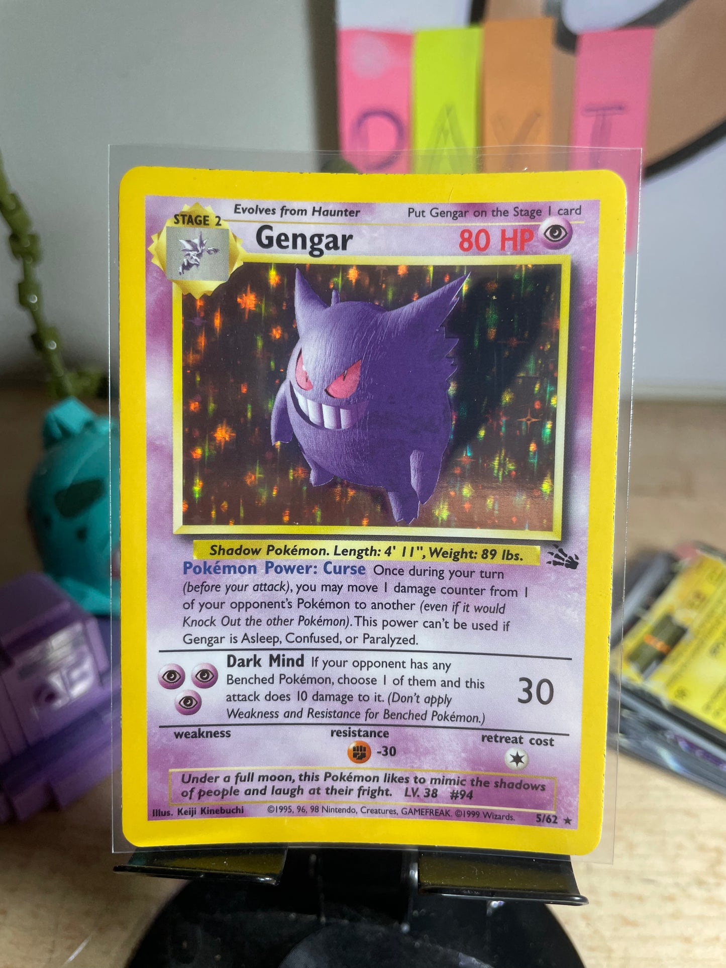 1999 Gengar #5 Fossil [LP+]