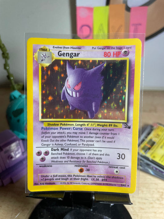 1999 Gengar #5 Fossil [LP+]