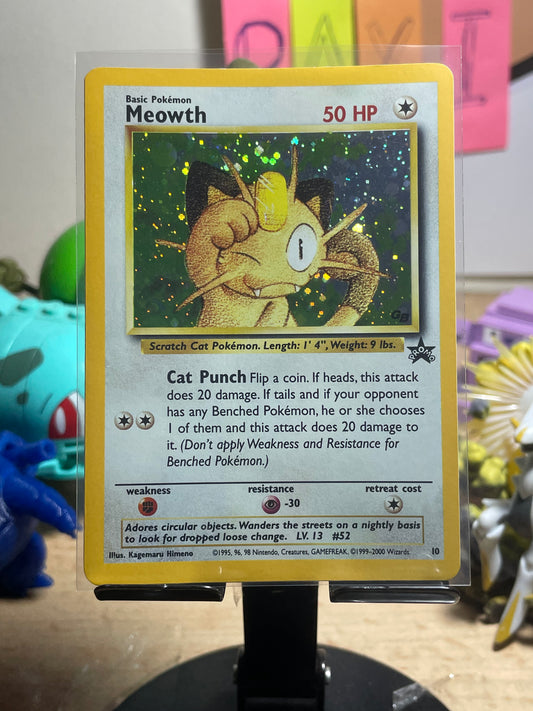 2000 Meowth #10 WOTC Promo [LP]