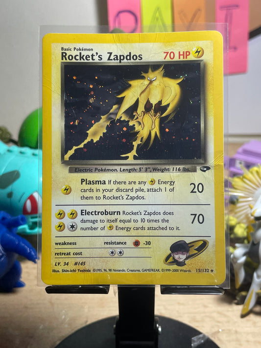 2000 Rocket's Zapdos #15 Gym Challenge [HP]