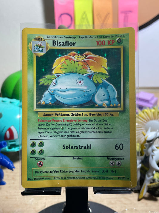 1999 Venusaur/Bisaflor #15 Base Set (German) [MP]