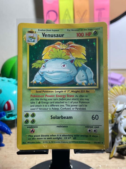 1999 Venusaur #15 Base Set [MP-]