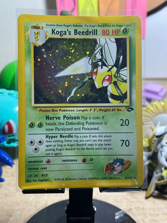 2000 Koga's Beedrill #9 Gym Challenge [Creased]