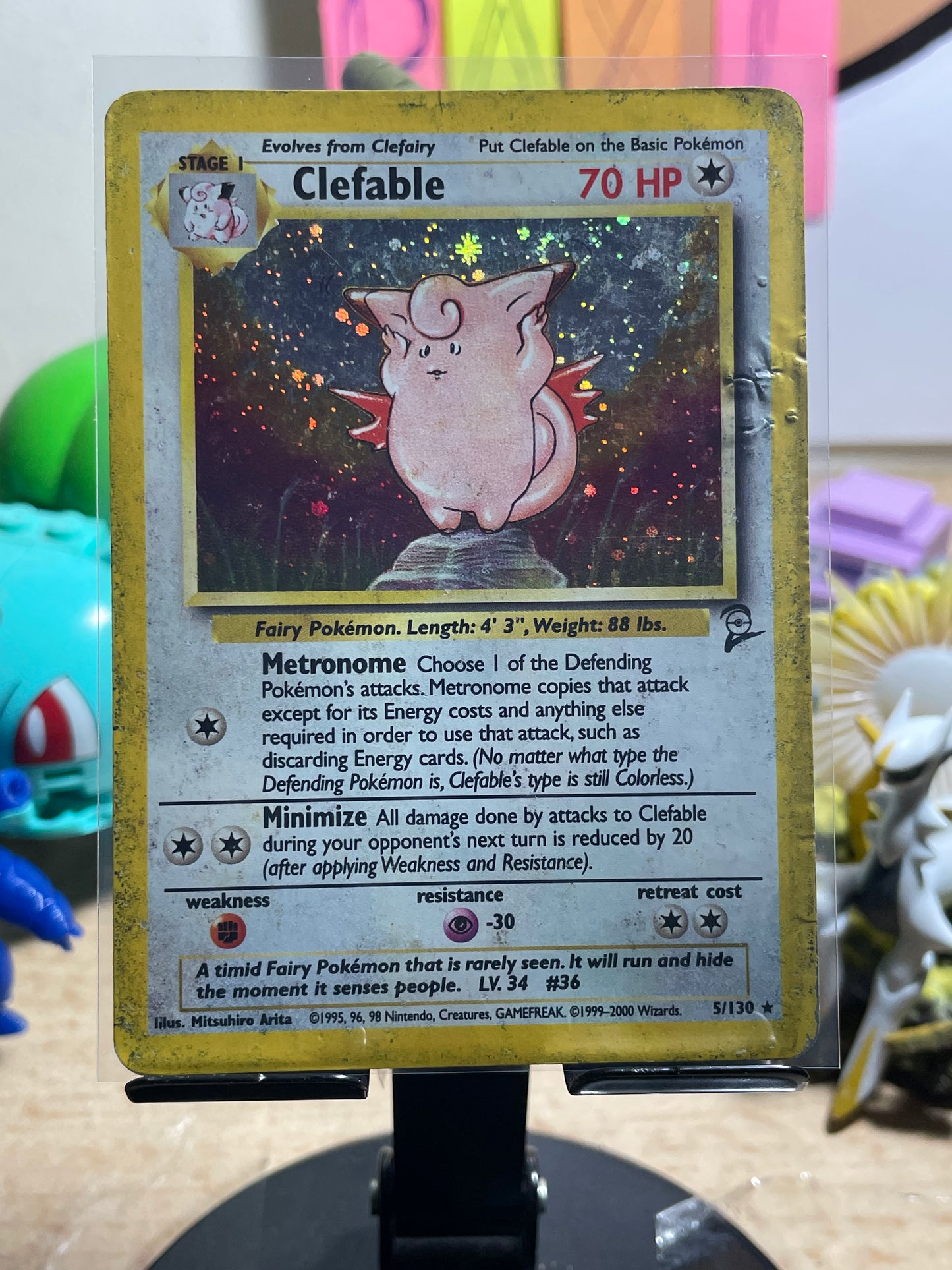 2000 Clefable #5 Base Set 2