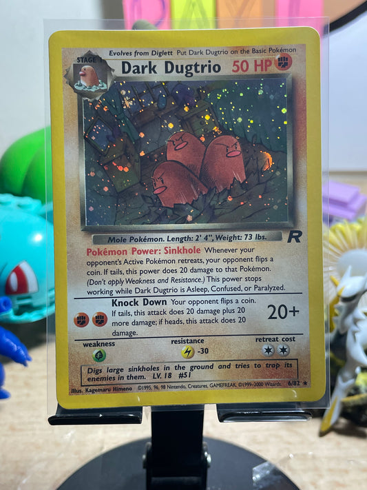 2000 Dark Dugtrio #6 Team R0cket [LP+]