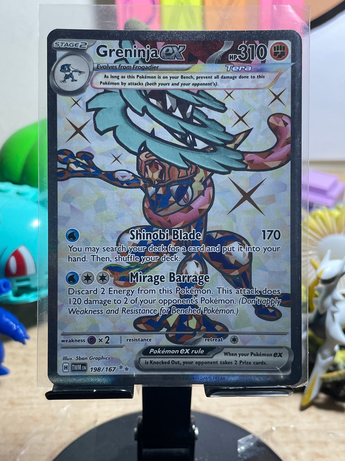 2024 Greninja ex #198 Twilight Masquerade [NM-]