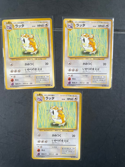 1996 Raticate #20 Base Expansion (JP)