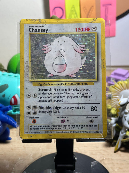 1999 Chansey #3 Base Set [HP]