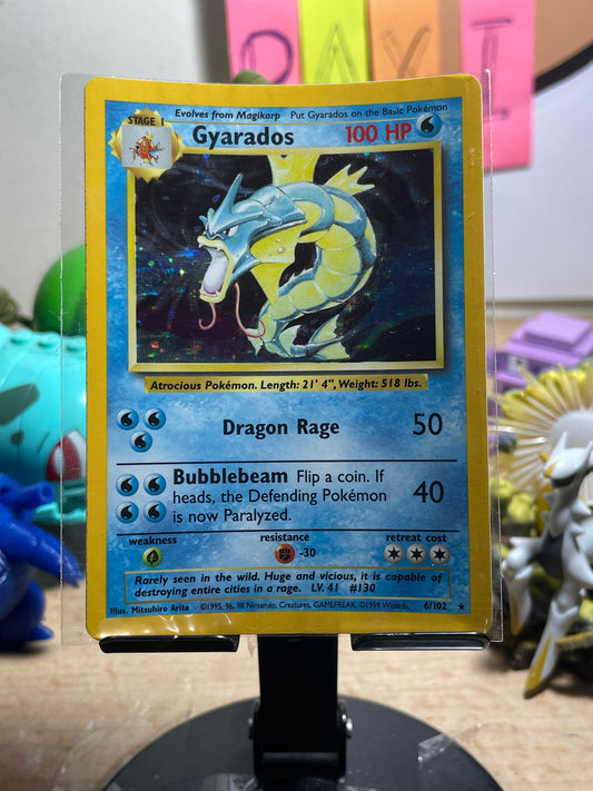 1999 Gyarados #6 Base Set