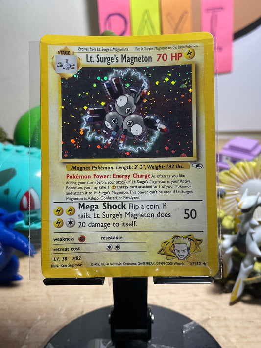 2000 Lt. Surge's Magneton #8 Gym Heroes [LP]