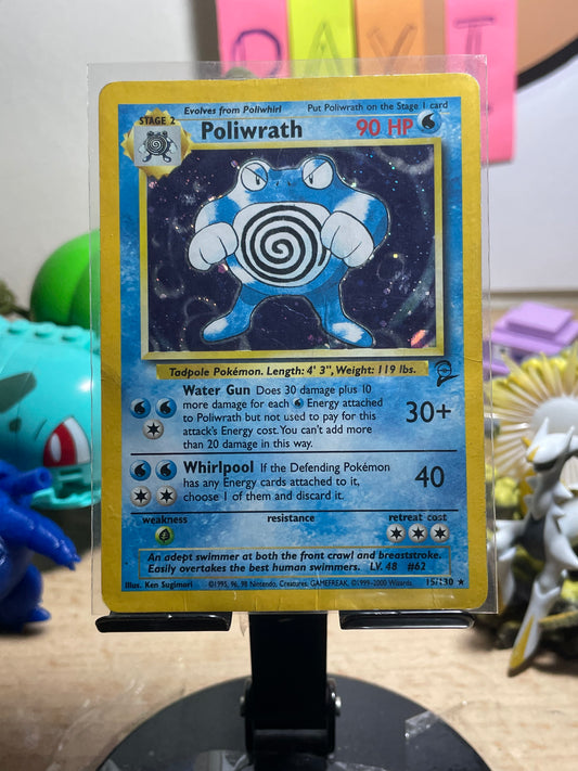 2000 Poliwrath #15 Base Set 2 [HP]