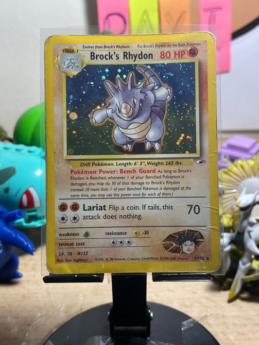 2000 Brock's Rhydon #2 Gym Heroes [HP]