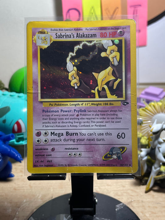 2000 Sabrina's Alakazam #16 Gym Challenge [Creased]