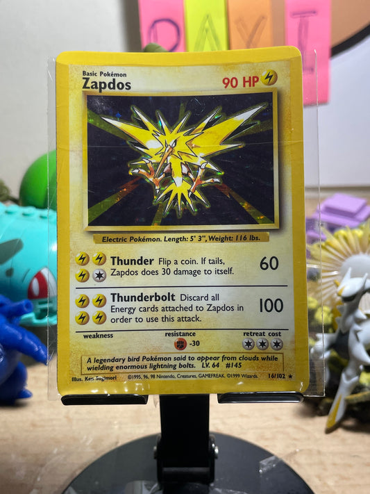 1999 Zapdos #16 Base Set