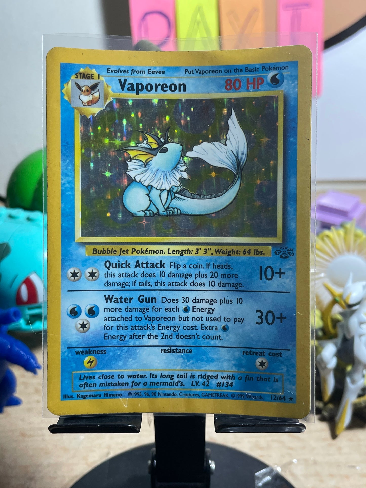 1999 Vaporeon #12 Jungle