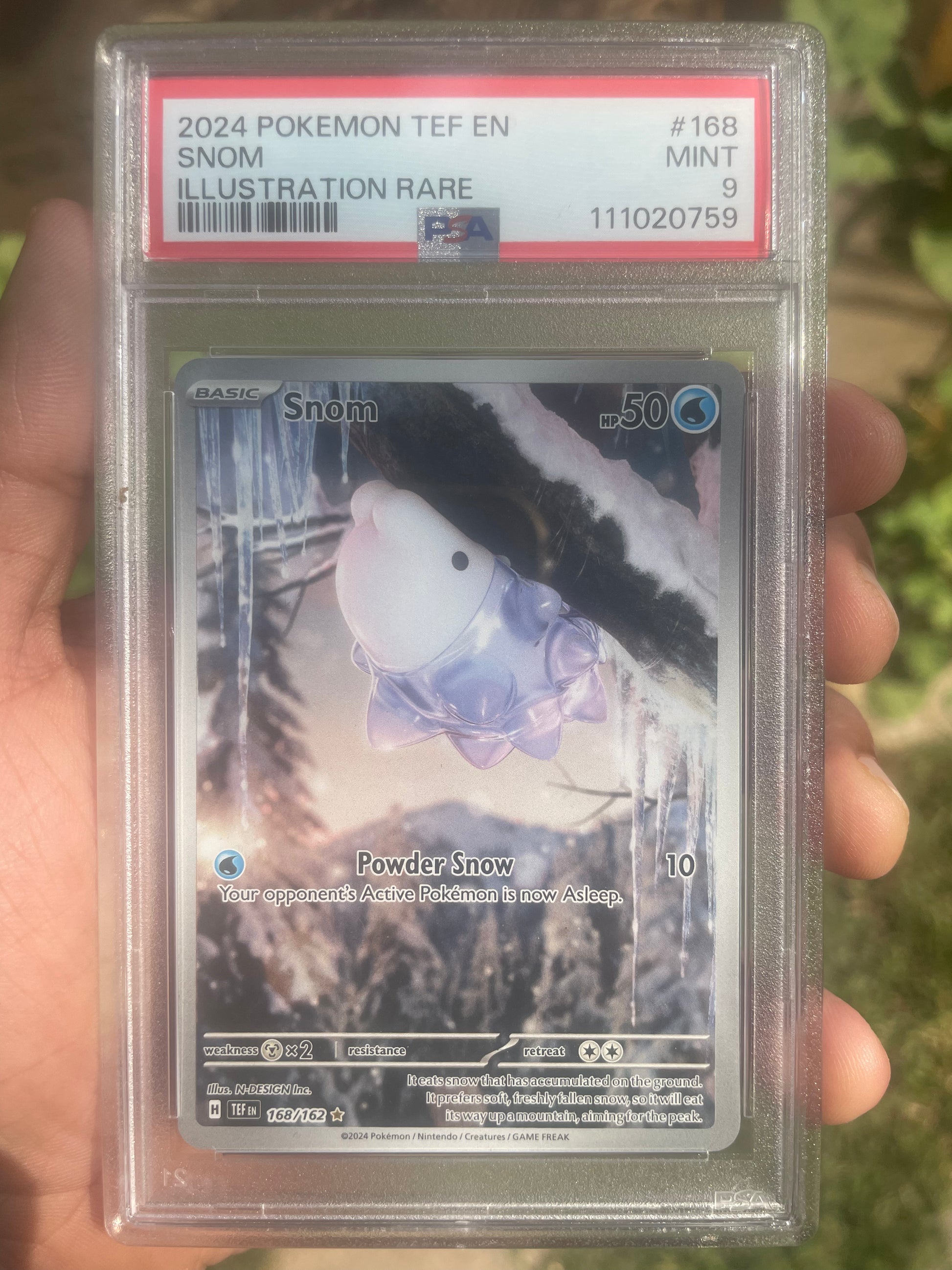 (PSA 9) 2024 Temporal Forces 168/162 Snom IR