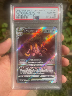 (PSA 10) 2022 VSTAR Universe 233/172 Regigigas VSTAR FA (JP)