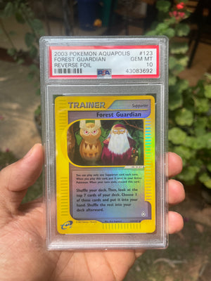 (PSA 10) 2003 Aquapolis 123 Forest Guardian Noctowl (Reverse)