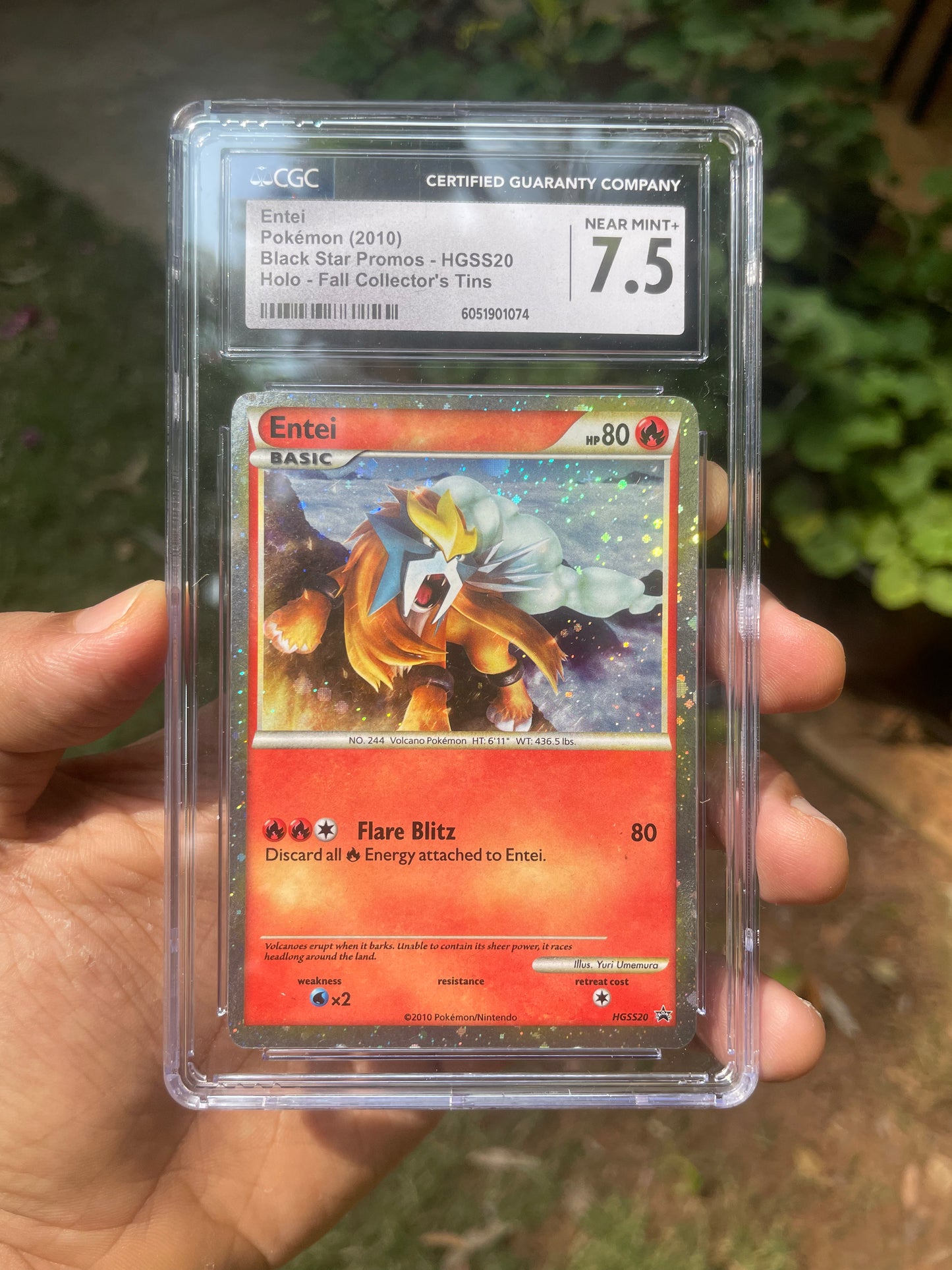 (CGC 7.5) 2010 Promos HGSS20 Entei