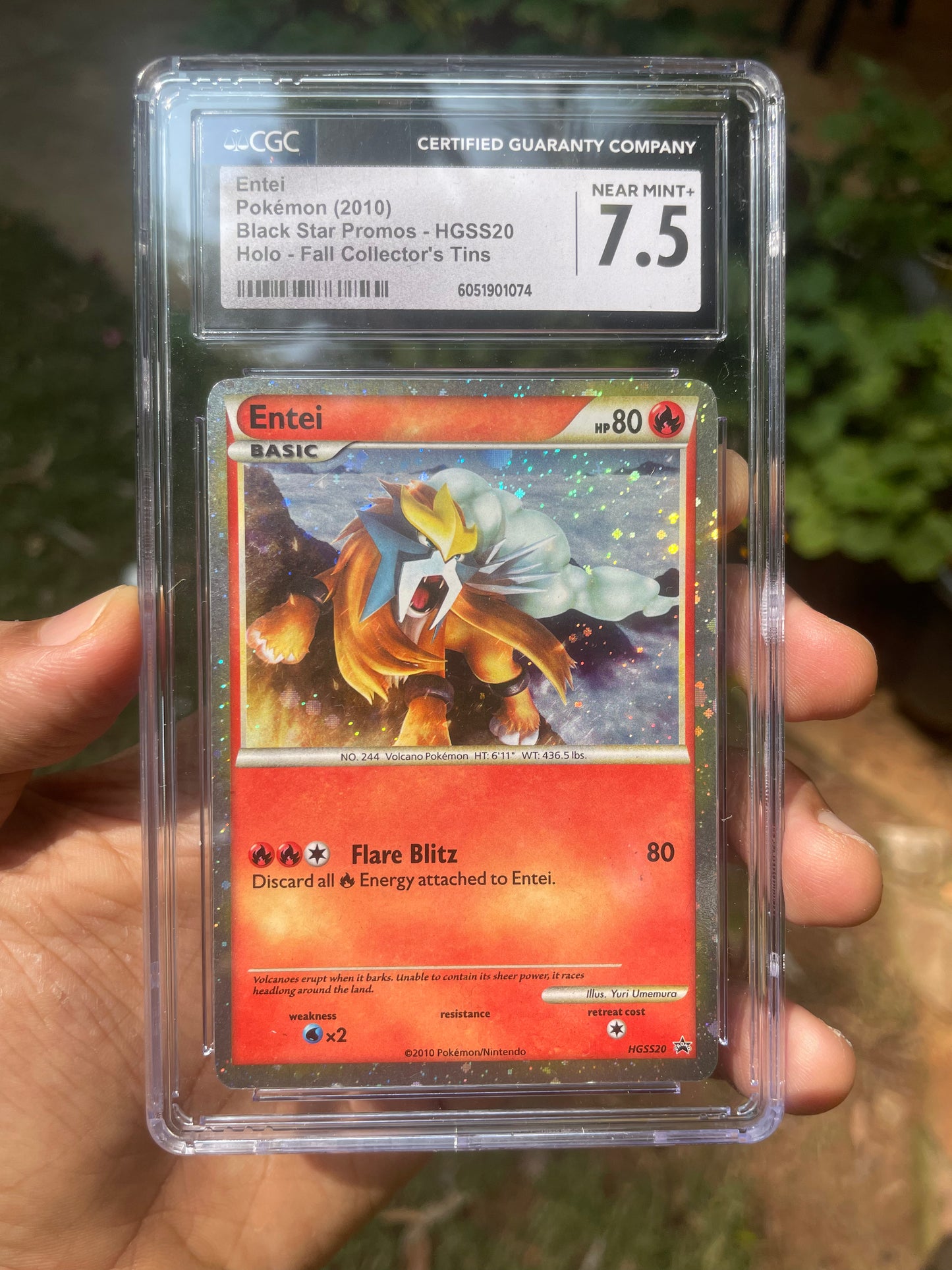 (CGC 7.5) 2010 Promos HGSS20 Entei