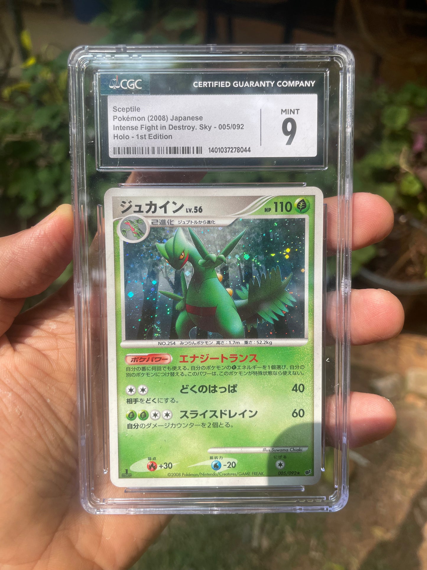 (CGC 9) 2008 Destroy Sky [1st Edition] 5 Sceptile [Holo] (JP)