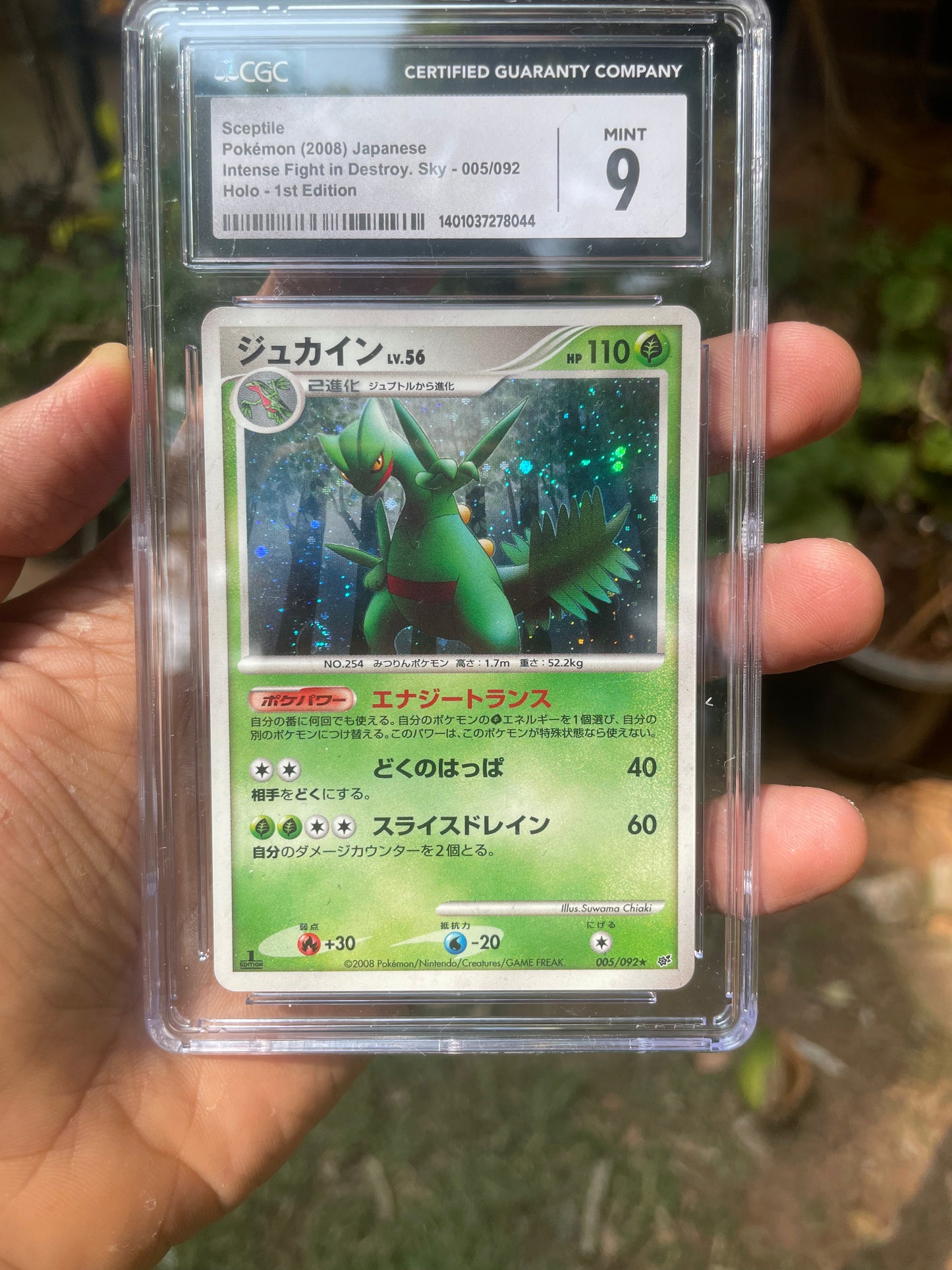 (CGC 9) 2008 Destroy Sky [1st Edition] 5 Sceptile [Holo] (JP)