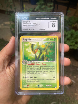 (CGC 8) 2006 POP Series 4 05/17 Sceptile