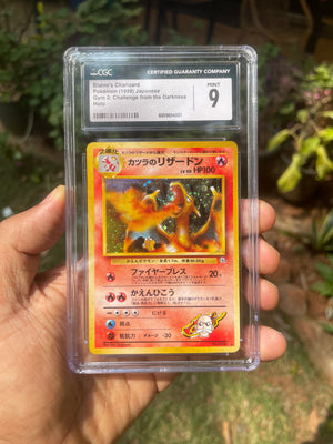 (CGC 9) 1999 Challenge from the Darkness Blaine's Charizard (JP)