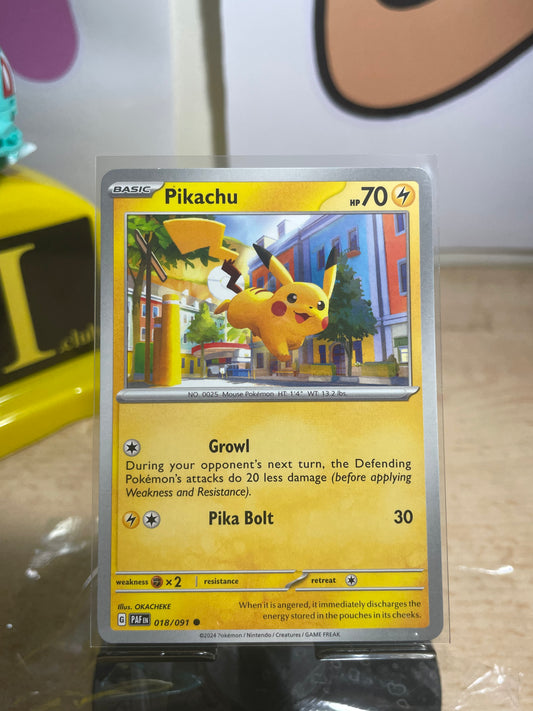 2024 Pikachu #18 Paldean Fates