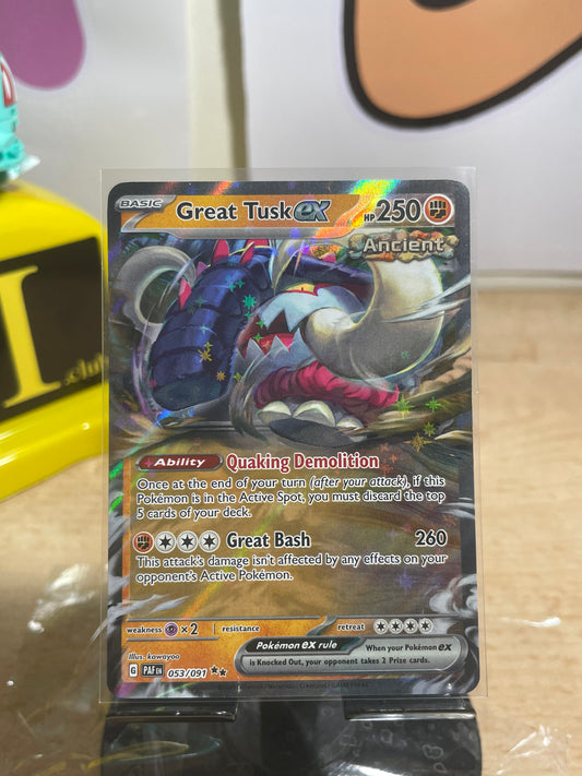 2024 Great Tusk ex #53 Paldean Fates