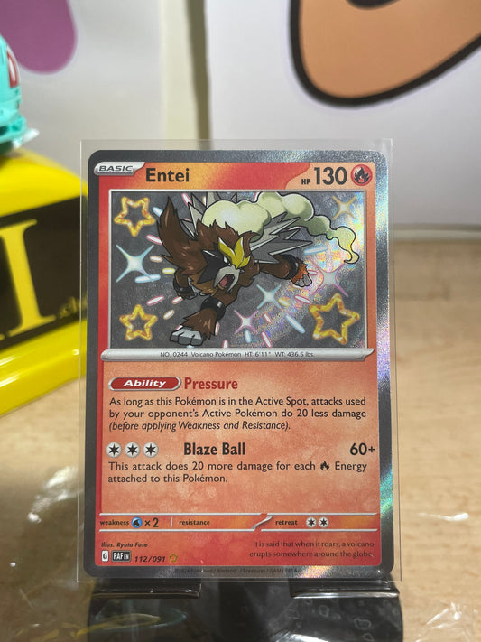 2024 Entei #112 Paldean Fates