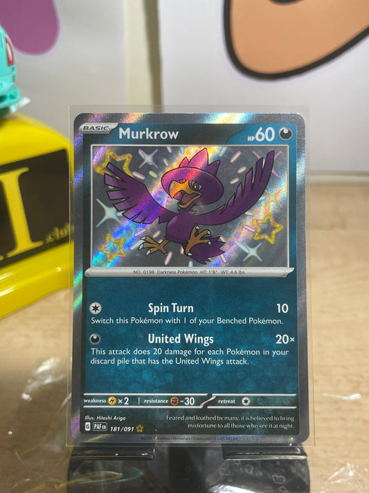2024 Murkrow #181 Paldean Fates