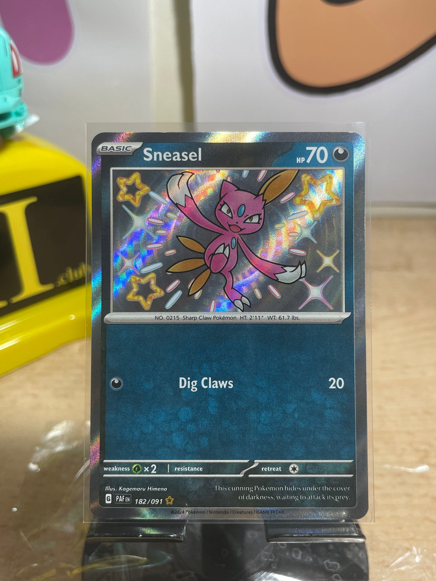 2024 Sneasel #182 Paldean Fates