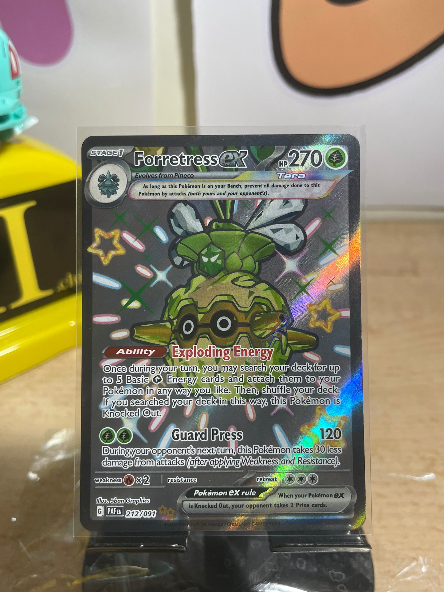 2024 Forretress ex #212 Paldean Fates