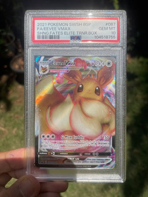 (PSA 10) 2021 Shining Fates 087 Eevee VMAX