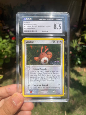 (CGC 8.5) 2004 Team Rocket Returns 075 Sentret [Reverse]