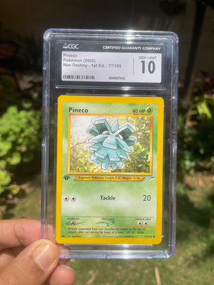 (CGC 10) Neo Destiny 077 Pineco [1st Edition]