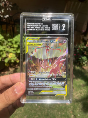 (TAG 9) 2020 Promo SM240 Espeon & Deoxys GX