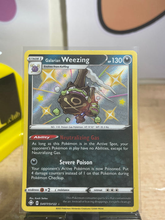 2021 Galarian Weezing #SV77 Shining Fates