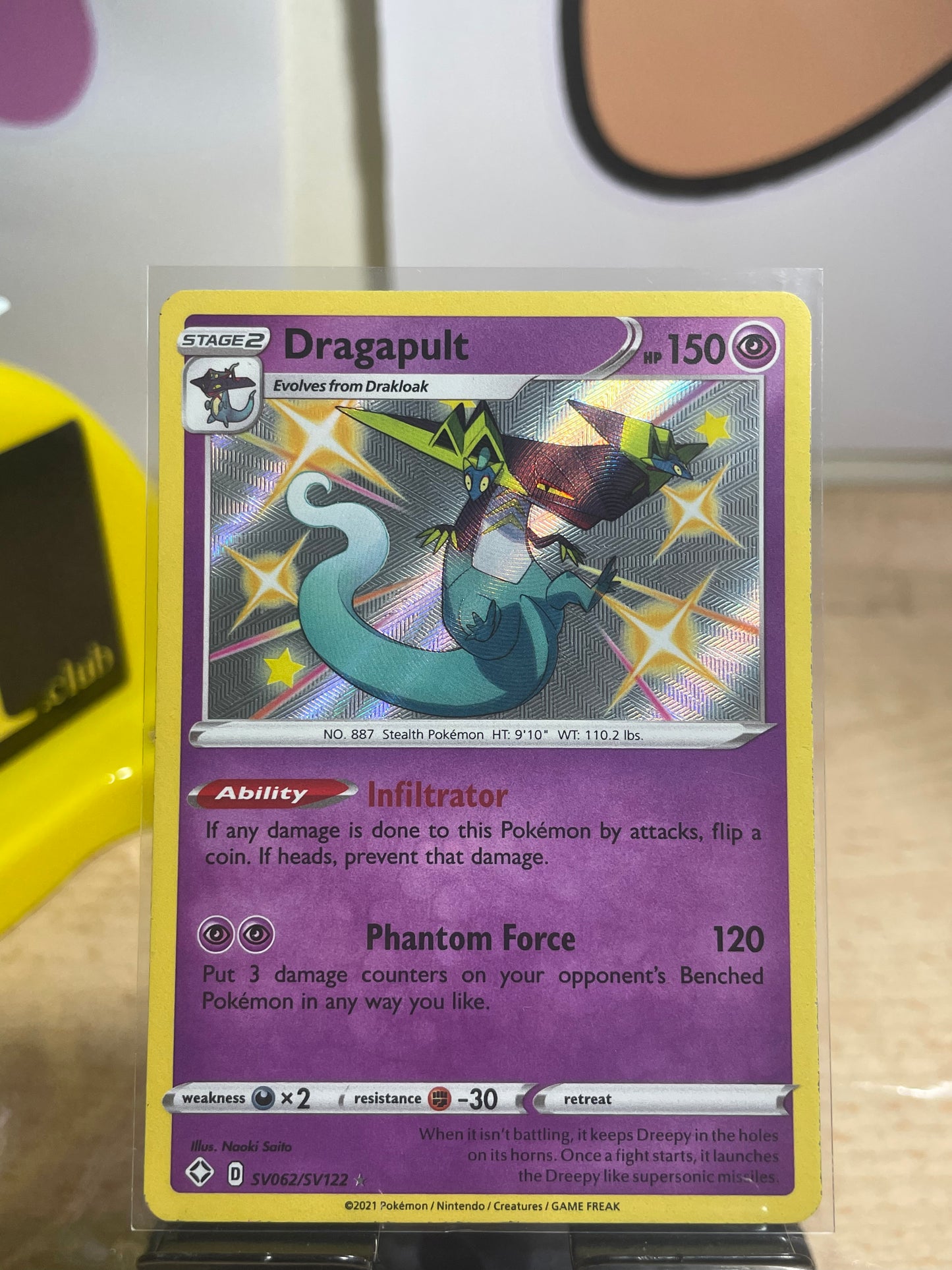 2021 Dragapult #SV62 Shining Fates